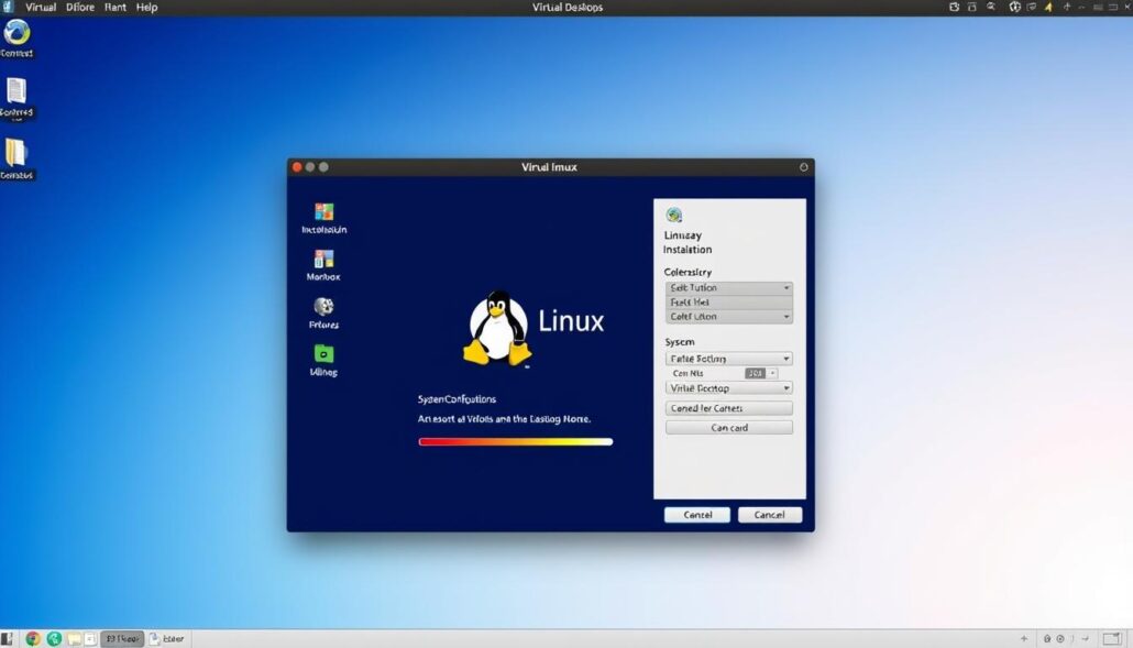 Linux installation in VirtualBox