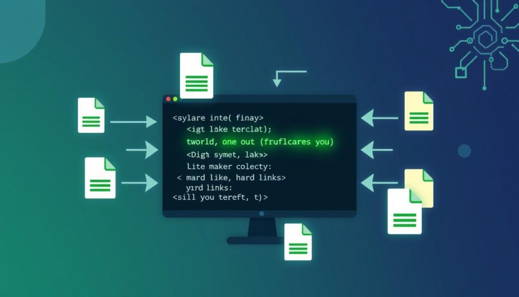 linux file linking commands